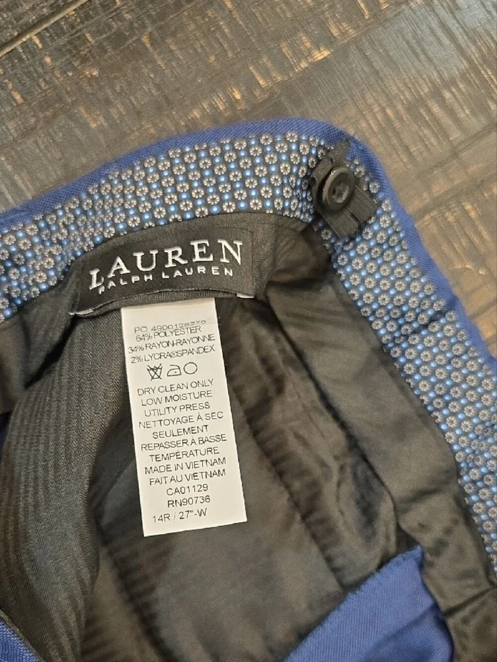 Ralph Lauren Slate Blue Dress Pants